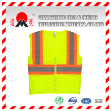 Yellow High Visibilit Motorcycle Reflective Vest (vest-2)